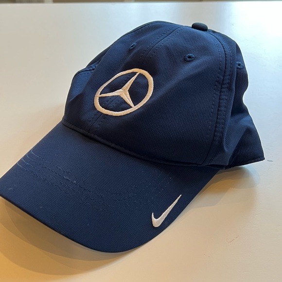 Nike Other - Mercedes One Size Navy Nike Golf EUC Unstructured Hat Waterproof Cap Lightweight